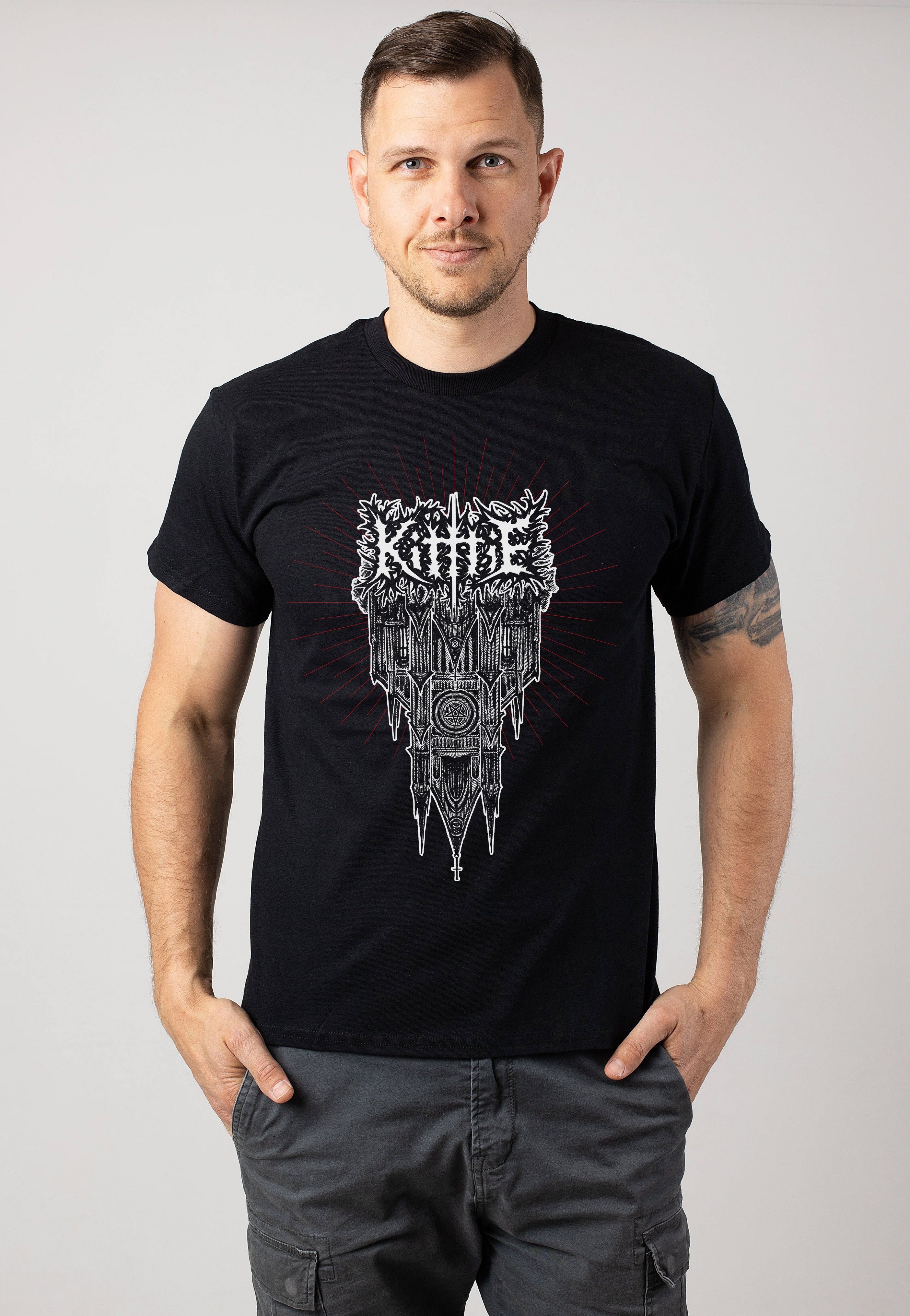 Kittie - Death Metal Logo Dark Heather - T-Shirt | Men-Image