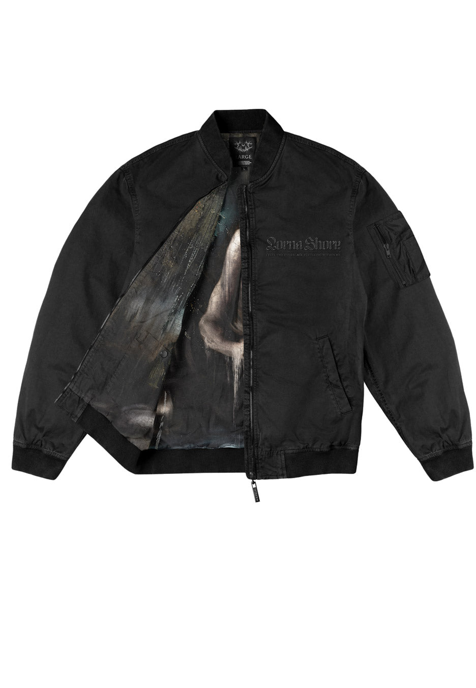 Lorna Shore - IFTEFWM Bomber - Jacket | Neutral-Image