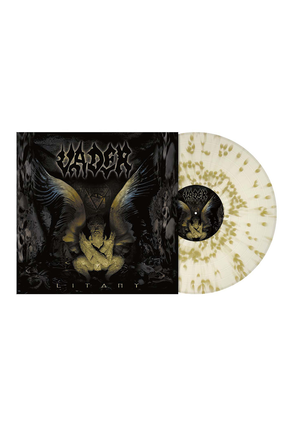 Vader - Litany (25th Anniversary) Ltd. Clear Gold - Splattered Vinyl | Neutral-Image