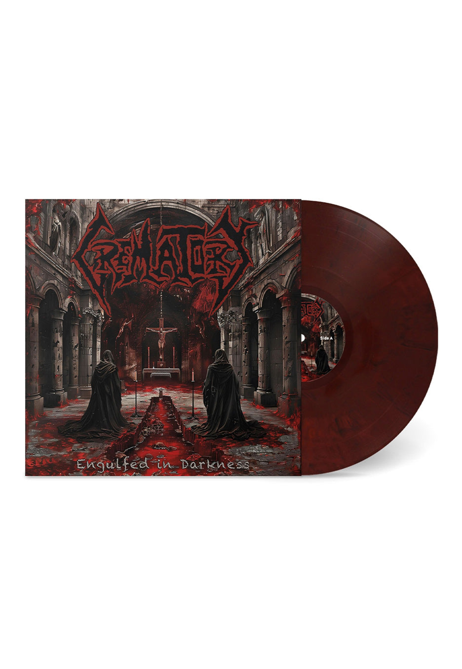 Crematory - Engulfed In Darkness Dark Red - Marbled Vinyl | Neutral-Image
