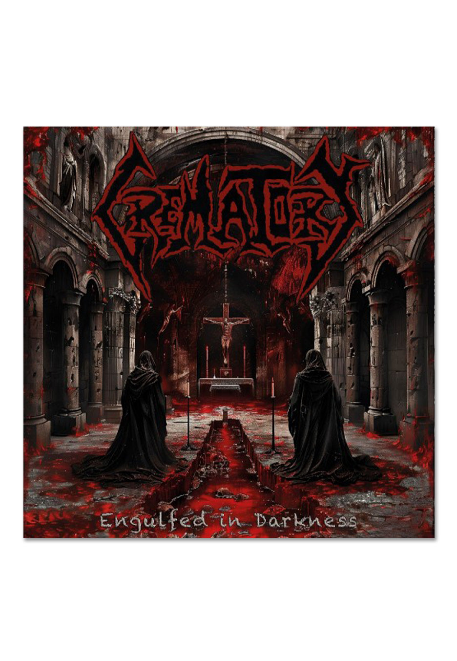 Crematory - Engulfed In Darkness Dark Red - Marbled Vinyl | Neutral-Image