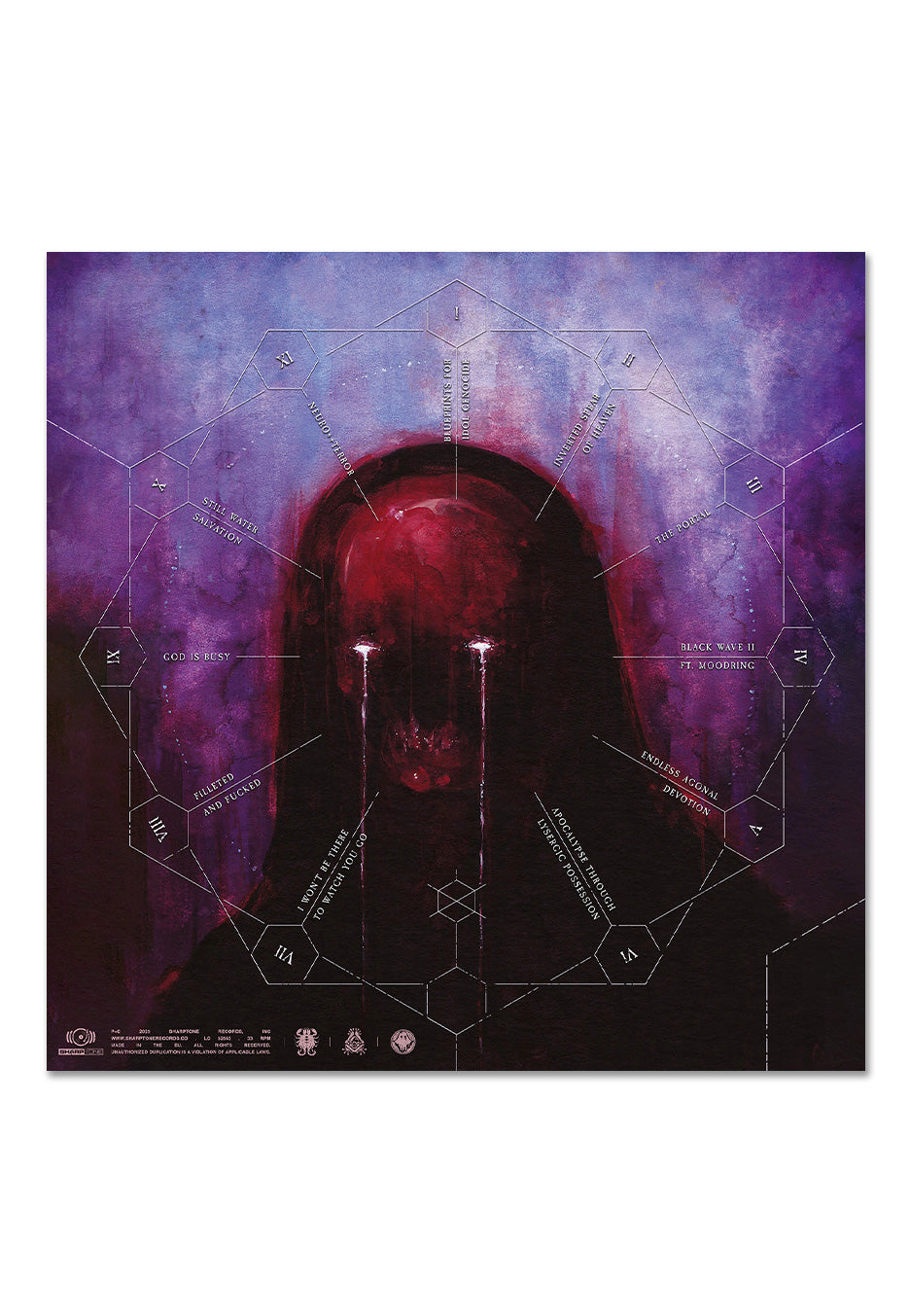 PSYCHO-FRAME - SALVATION LAUGHS IN THE FACE OF A GRIEVING MOTHER Ltd. Red/Black - Marbled Vinyl | Neutral-Image