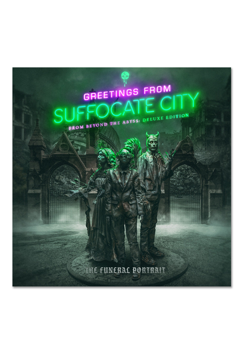 The Funeral Portrait - Greeting From Suffocate City (Deluxe) Hearse T-Shirt - Special Pack