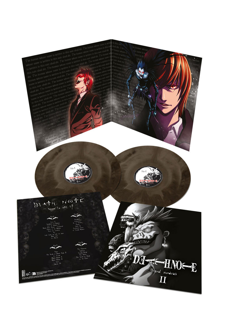 Death Note - Original Soundtrack Vol. 2 Ltd. Silver/Black - Marbled 2 Vinyl | Neutral-Image