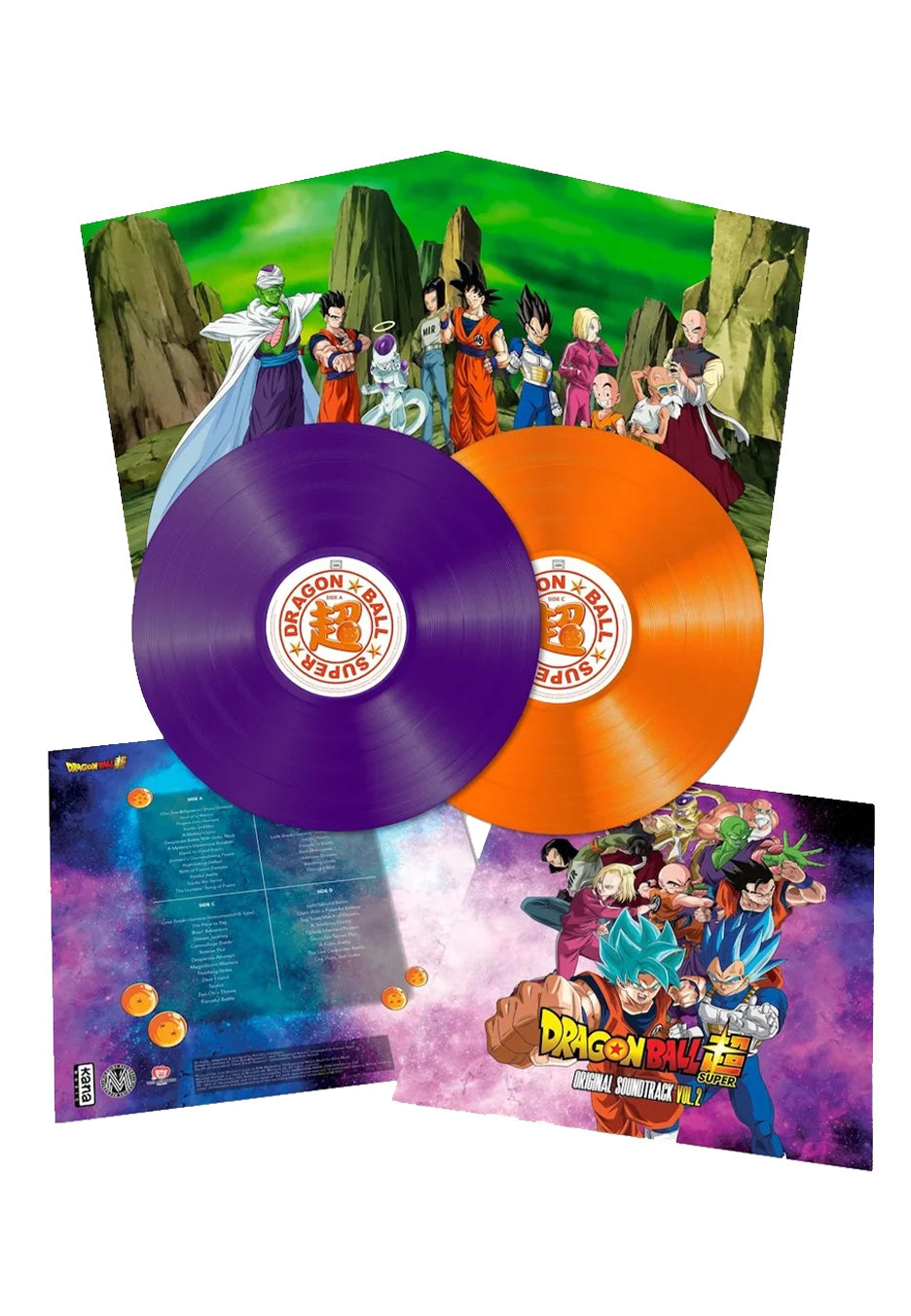 Dragon Ball Super - Original Soundtrack Vol. 2 (Norihito Sumitomo) Ltd. Orange & Pruple - Colored 2 Vinyl | Neutral-Image
