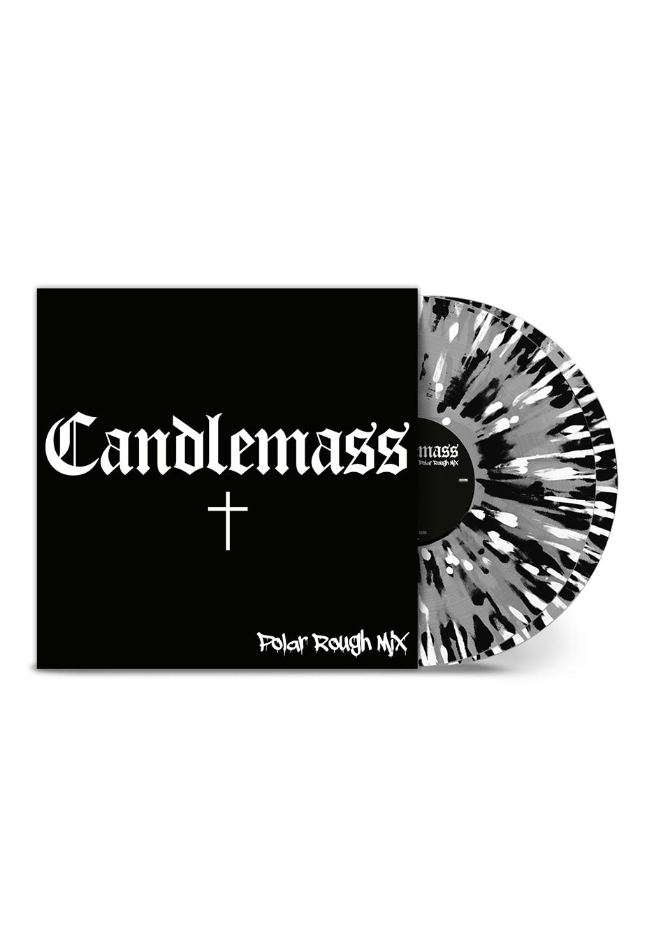 Candlemass - Candlemass (Polar Rough Mix) Ltd. Crystal Clear/Black/White - Splattered 2 Vinyl | Neutral-Image