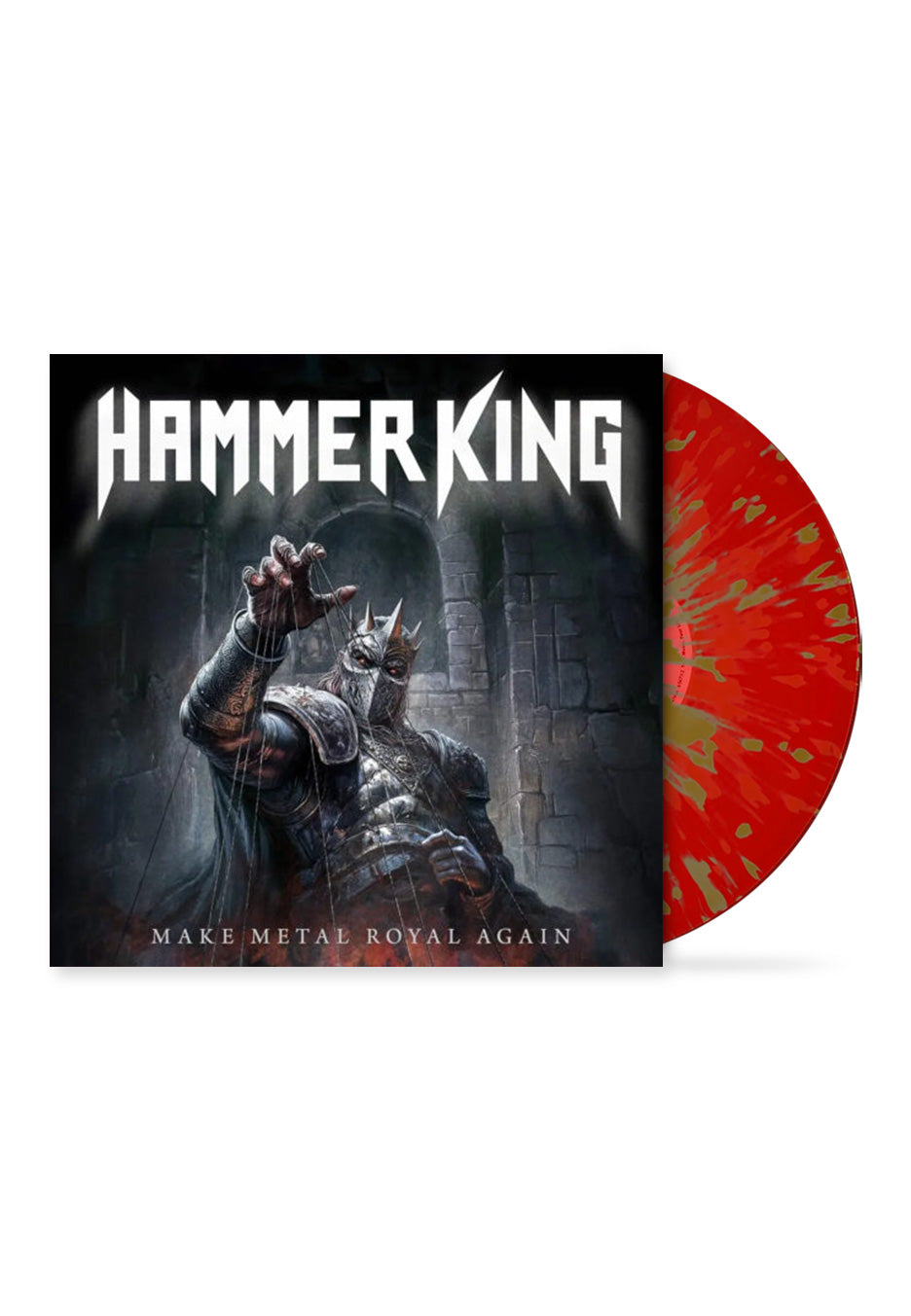 Hammer King - Make Metal Royal Again Red w/ Gold - Splattered Vinyl | Neutral-Image
