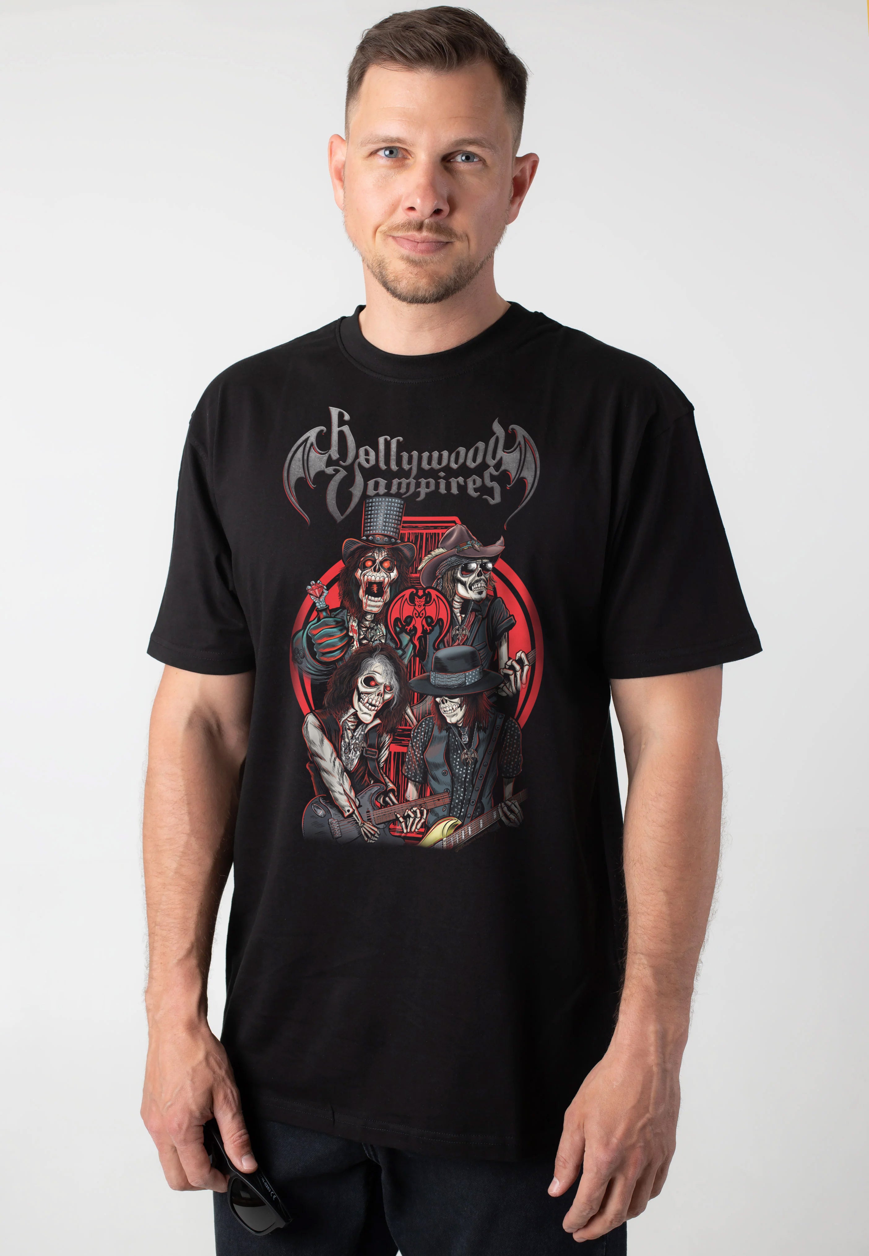 Hollywood Vampires - Caricatures - T-Shirt | Men-Image
