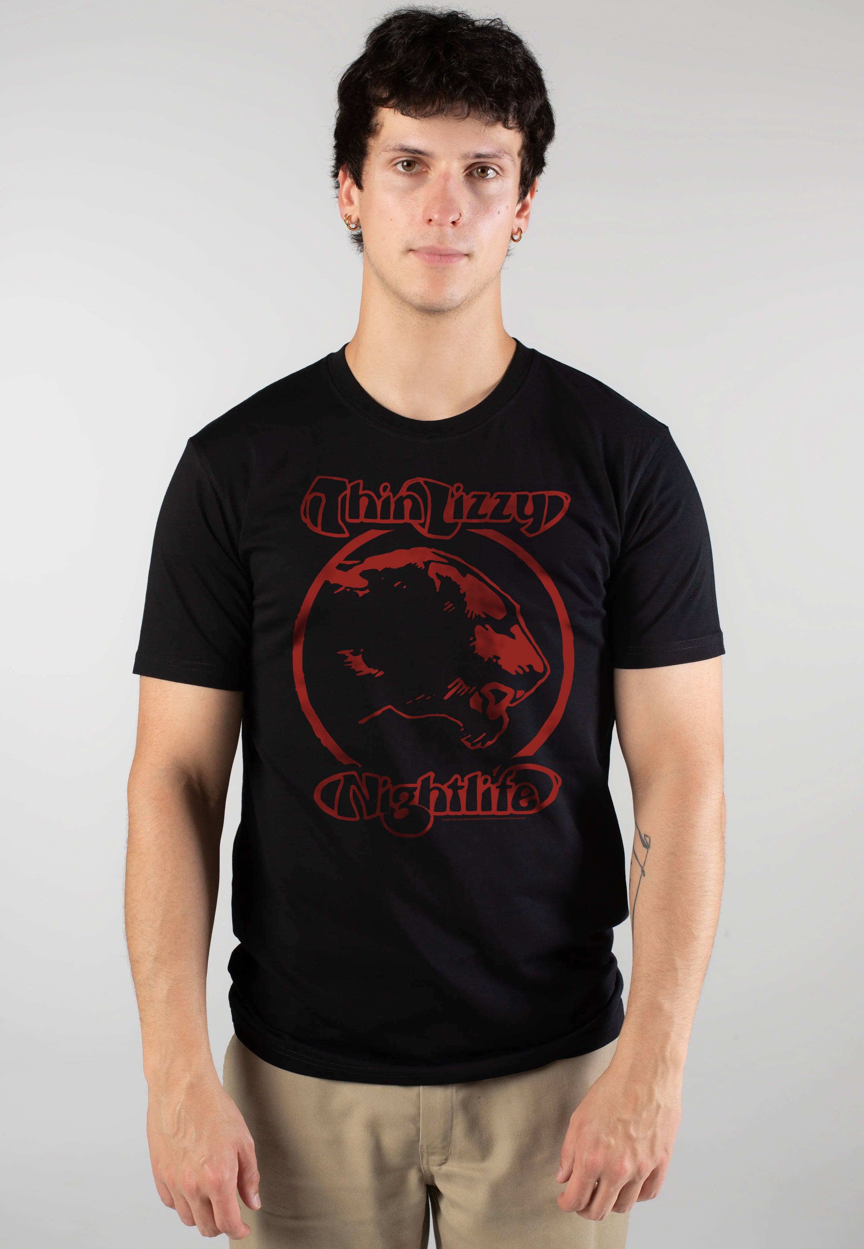 Thin Lizzy - Nightlife Panther Circle - T-Shirt | Men-Image