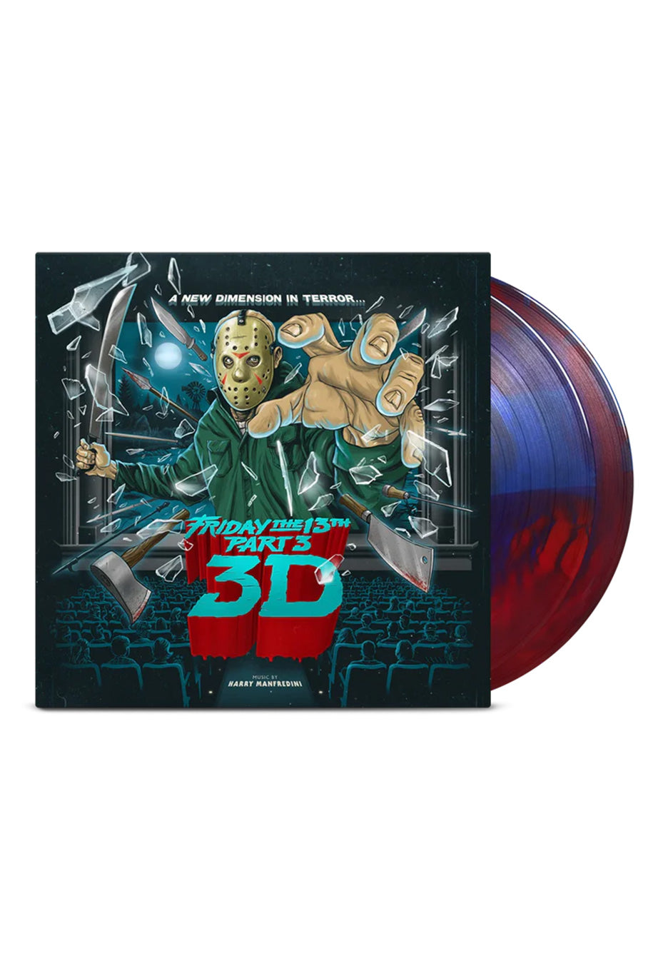 Friday The 13th - Friday The 13th Part III Ltd. Red/Blue - Colored 2 Vinyl | Neutral-Image