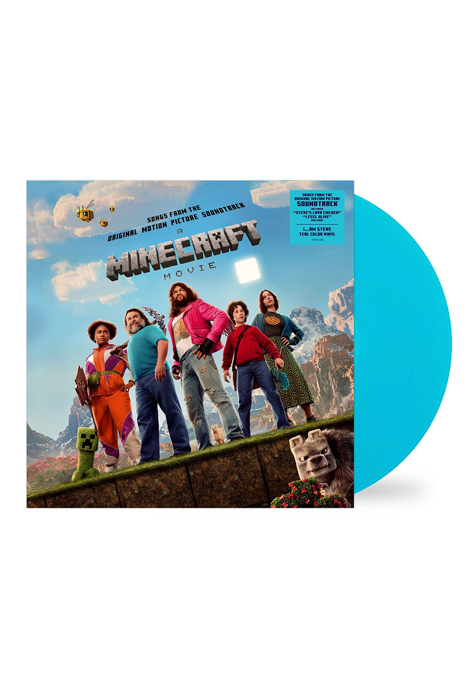 Minecraft - A Minecraft Movie OST Ltd. Teal - Colored Vinyl | Neutral-Image
