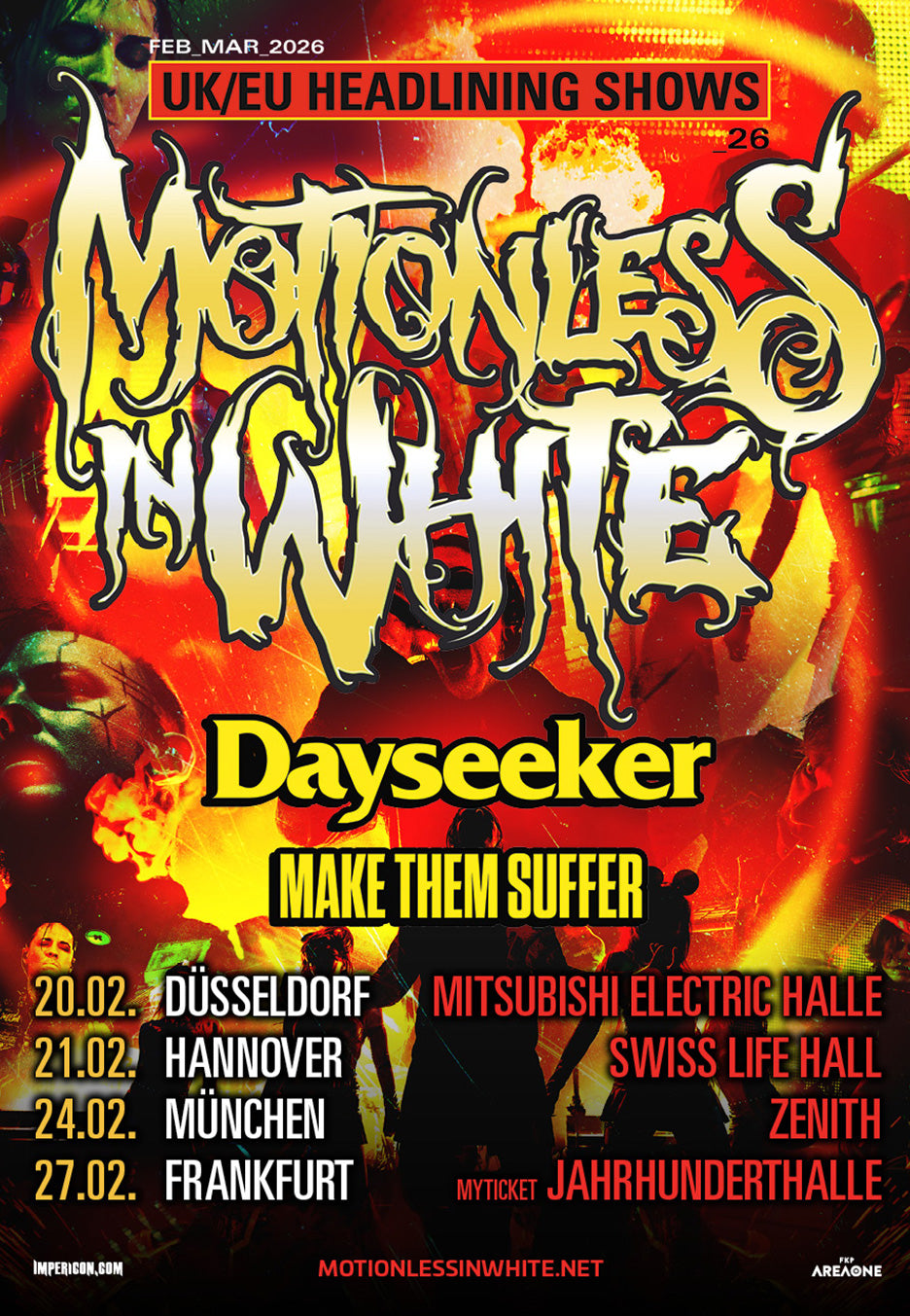 Motionless In White - 20.02.2026 Düsseldorf - Ticket | Neutral-Image