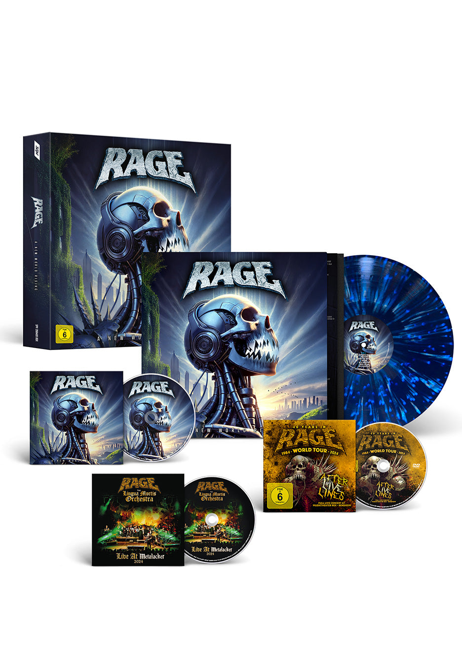 RAGE - A New World Rising - Colored Vinyl Boxset | Neutral-Image
