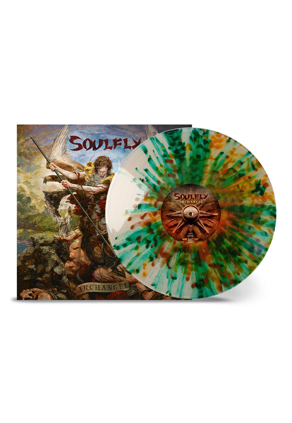 Soulfly - Archangel Ltd. Natural w Green/Orange/Brown - Splattered Vinyl | Neutral-Image