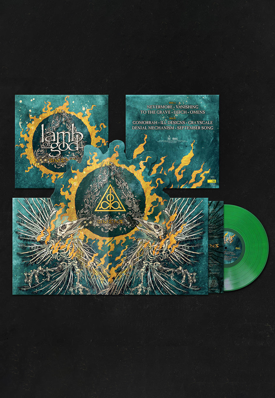 Lamb Of God - Omens Pop Up Ltd. Green - Colored Vinyl | Neutral-Image