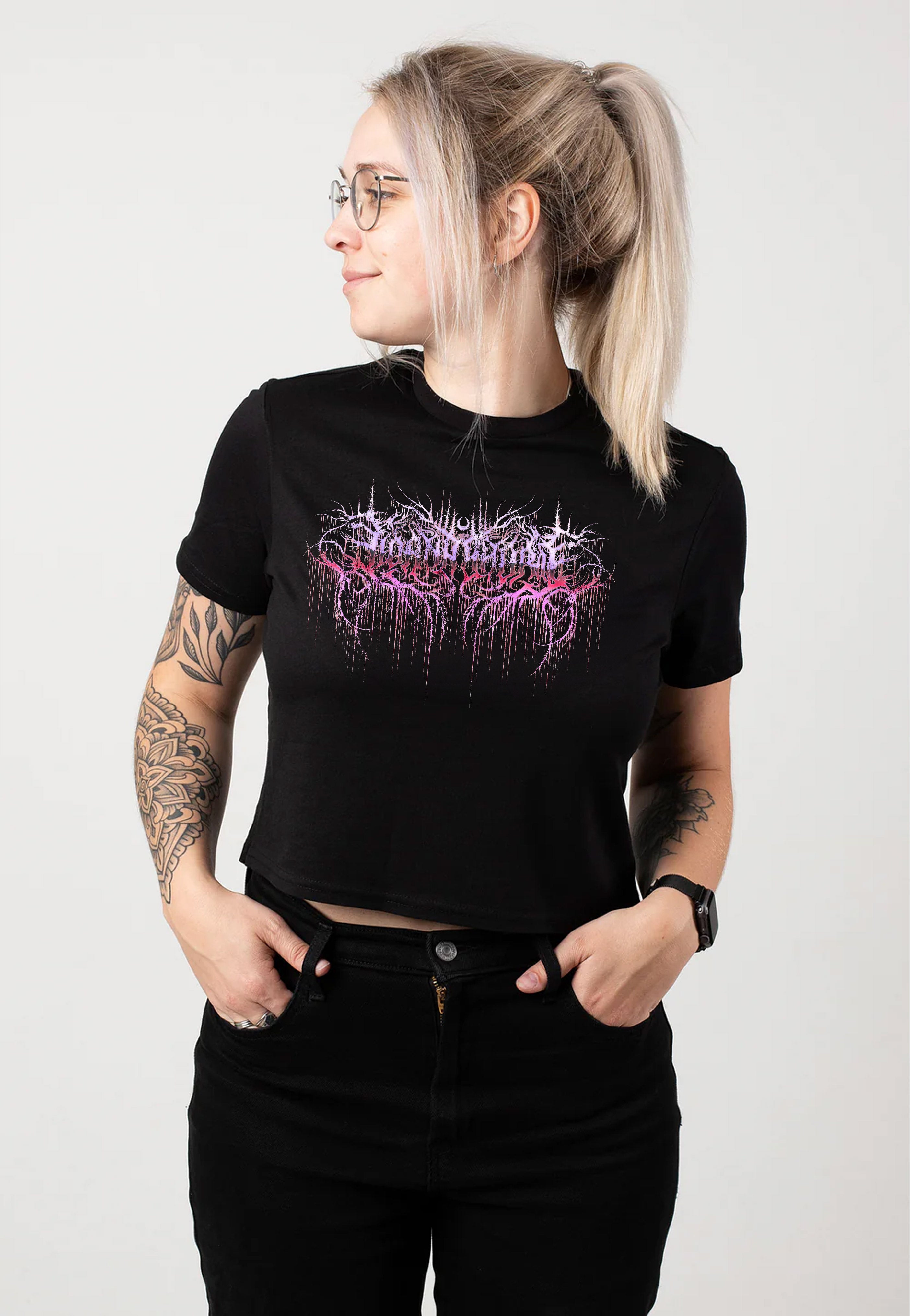 Lorna Shore - Chromed Logo Cropped - Girly | Men-Image