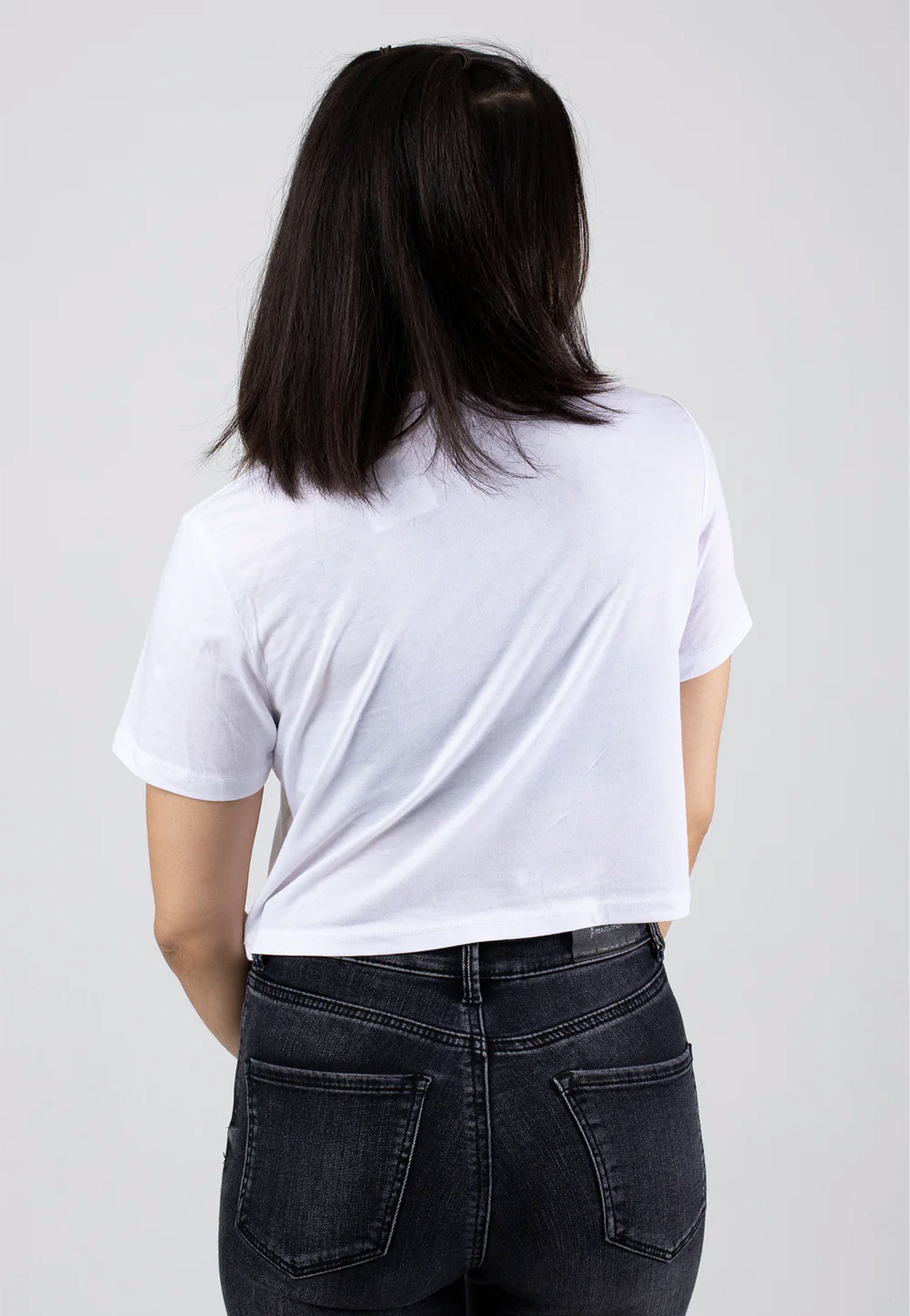 Lorna Shore - Logo Cropped White - Girly | Men-Image