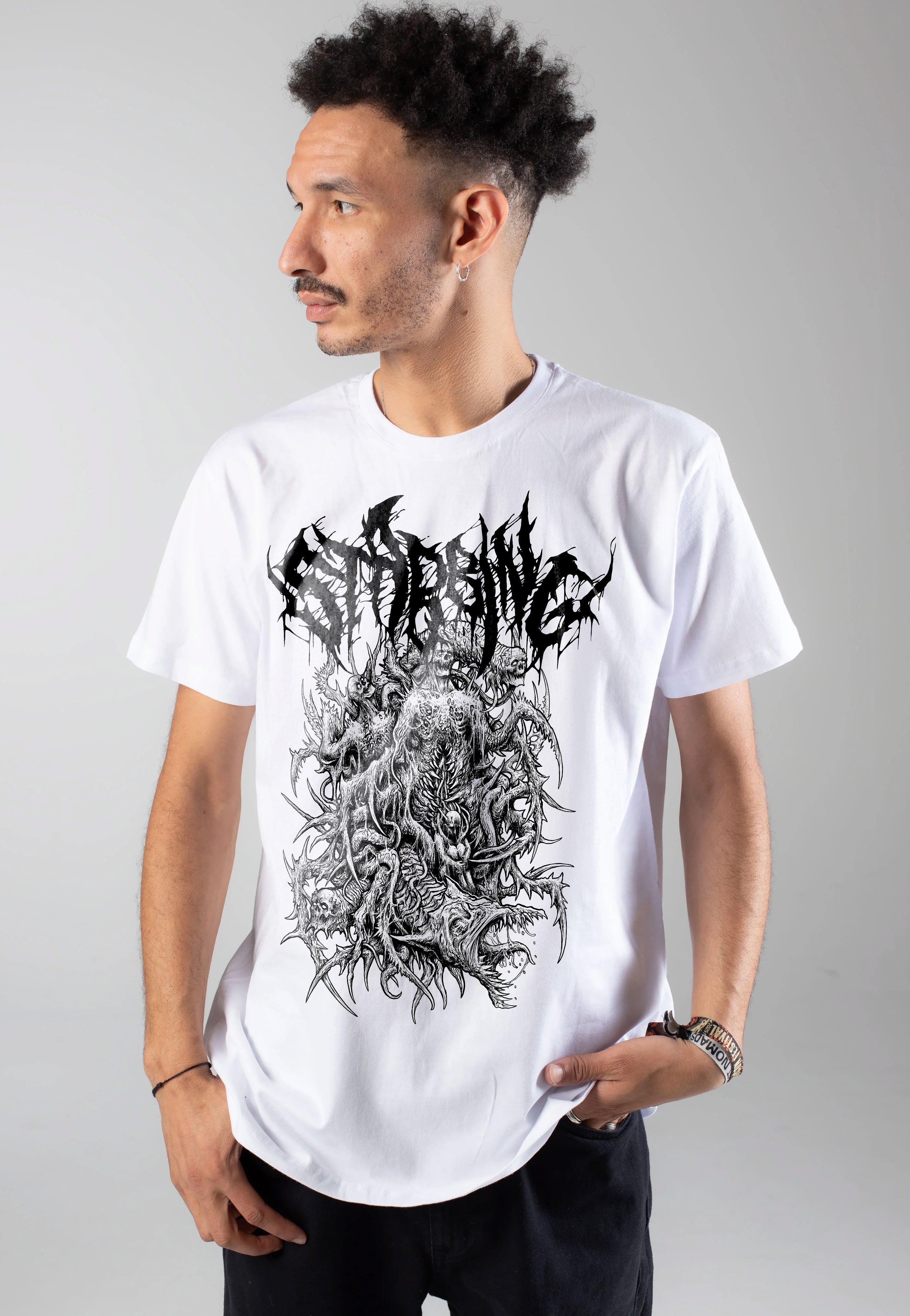 Stabbing - TXDM White - T-Shirt | Men-Image