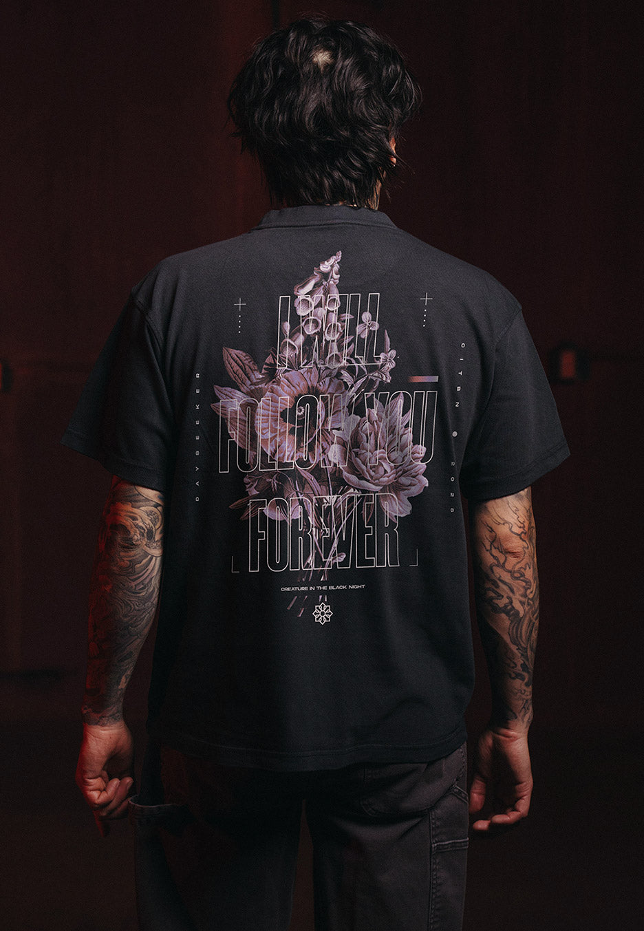 Dayseeker - Red Flower - T-Shirt | Men-Image