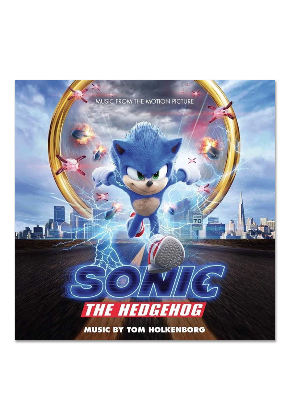 Sonic The Hedgehog - Sonic The Hedgehog OST (Tom Holkenborg) Ltd. Clear w/ Red/Blue Smoke - Colored Vinyl | Neutral-Image