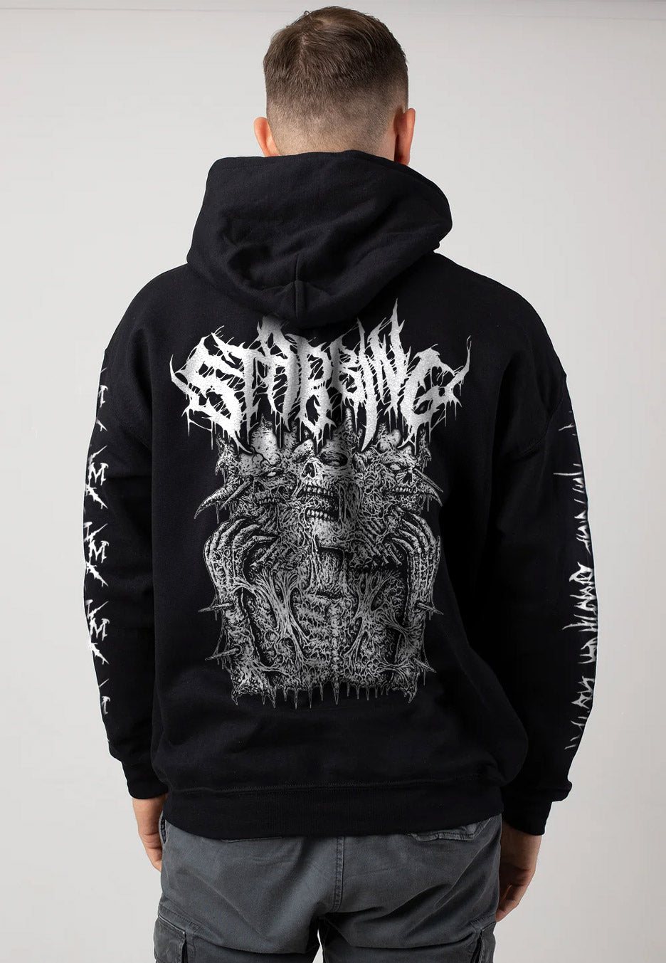 Stabbing - Ultra Guttural Blasting Death - Hoodie | Men-Image