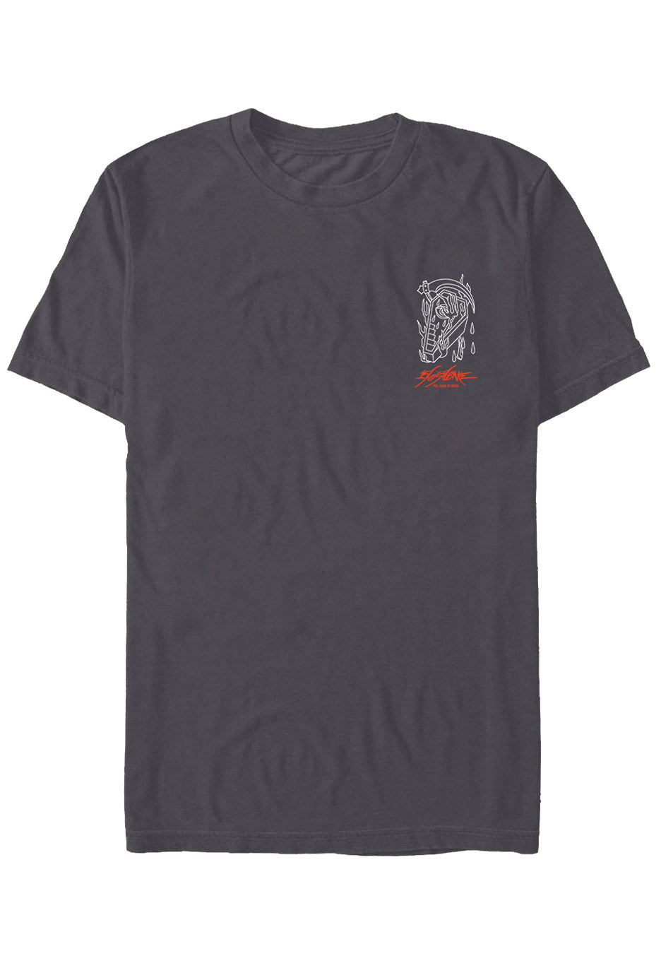 156/Silence - Coffin Charcoal - T-Shirt  | Neutral-Image