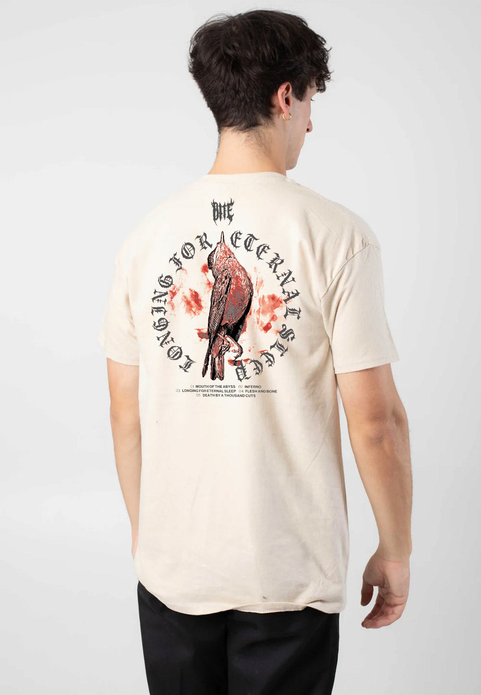 Bite Longing For Eternal Sleep Sand T-Shirt  | Men-Image