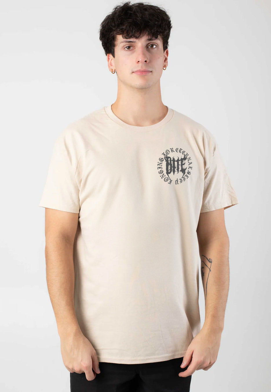 Bite Longing For Eternal Sleep Sand T-Shirt  | Men-Image