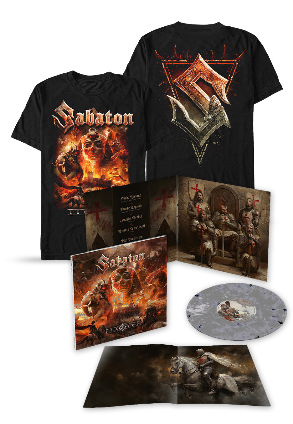 Legends | T-Shirt Manches Courtes | Kaki Par Sabaton - EMP