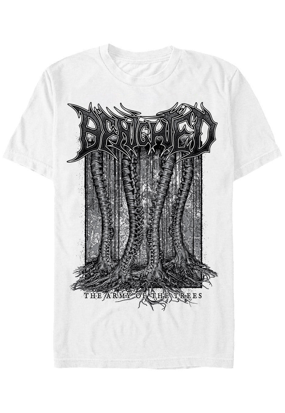 Benighted - The Army Of The Trees White - T-Shirt | Neutral-Image