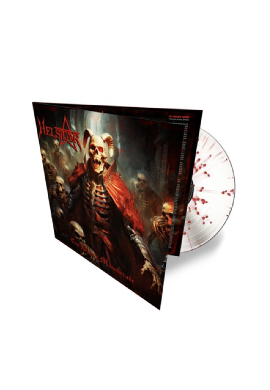 Helstar - The Devil's Masquerade Ltd. Red w/ Clear - Splattered Vinyl | Neutral-Image