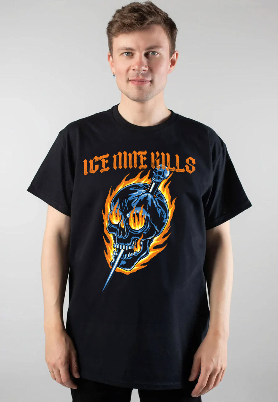 Ice Nine Kills - Fire Skull - T-Shirt | Men-Image