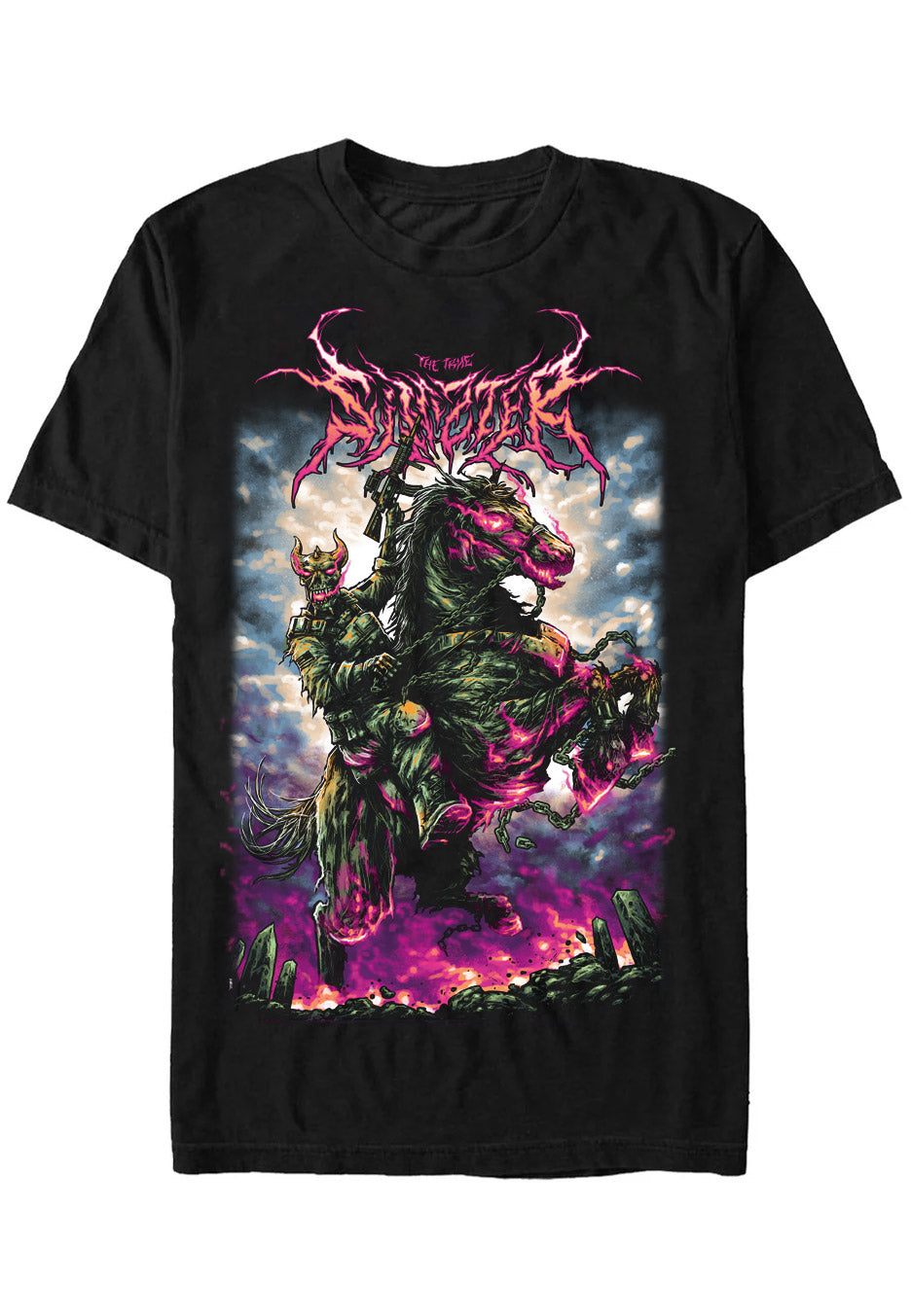 Sinizter - Dark Horse - T-Shirt  | Neutral-Image