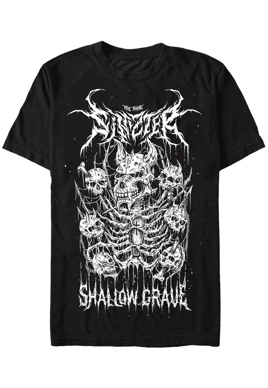 Sinizter - Sin Shallow Grave - T-Shirt  | Neutral-Image