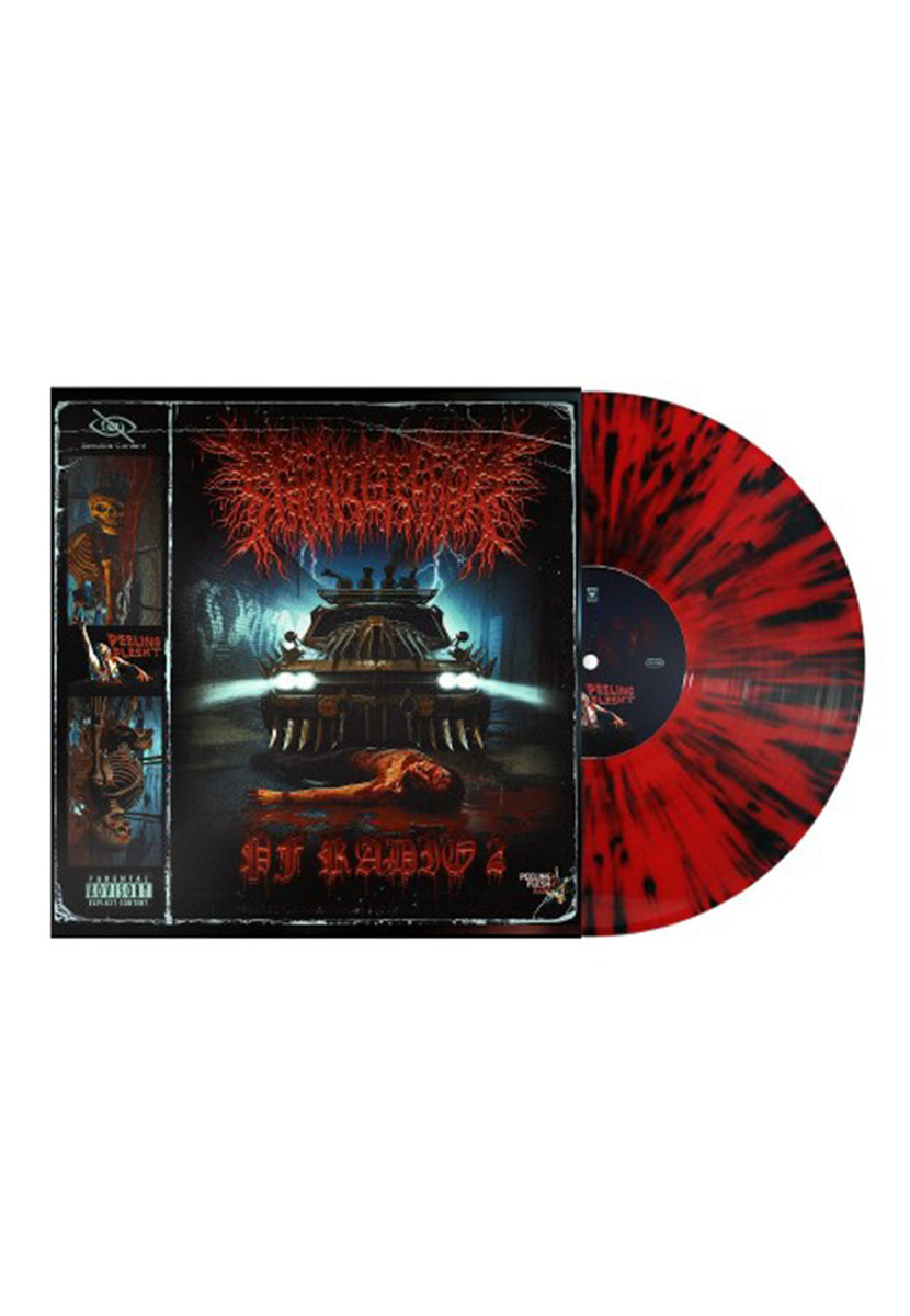 Peeling Flesh - PF Radio 2 Ltd. Red w/ Black - Splattered Vinyl