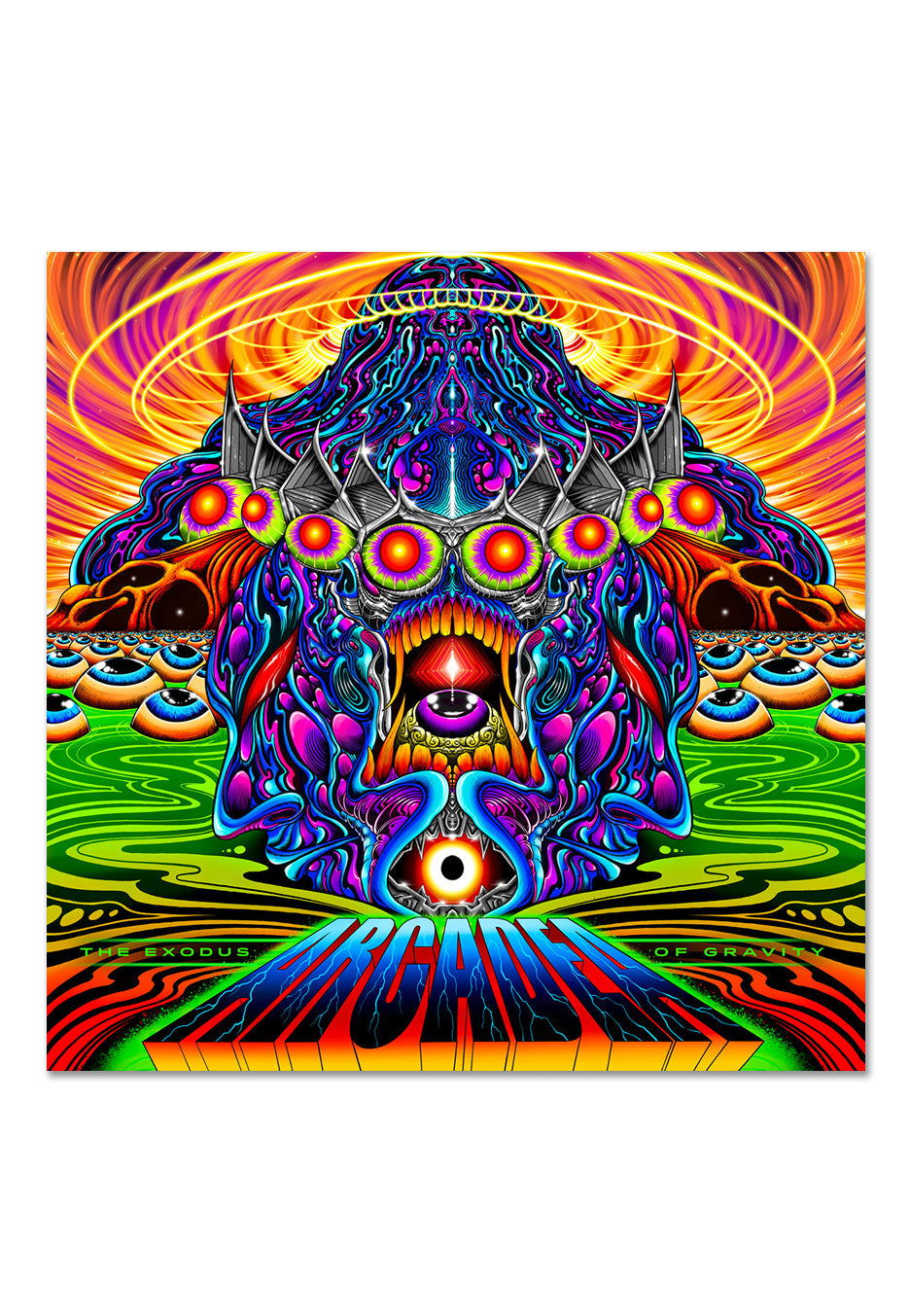Arcadea - The Exodus Of Gravity Neon Green - Colored 2 Vinyl | Neutral-Image