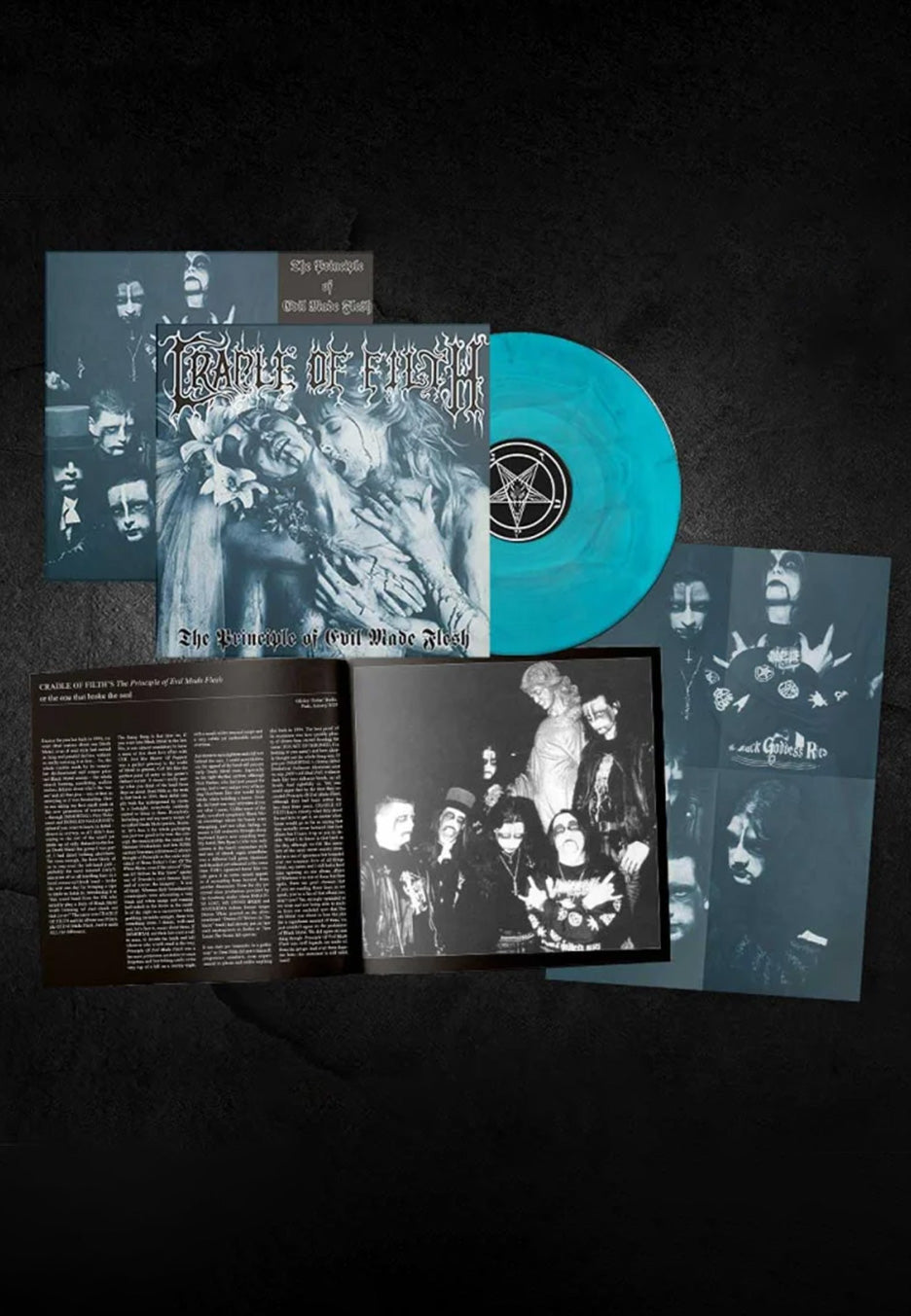 Cradle Of Filth - The Principle Of Evil Made Flesh Ltd. Transparent Sea Blue - Colored Vinyl | Neutral-Image