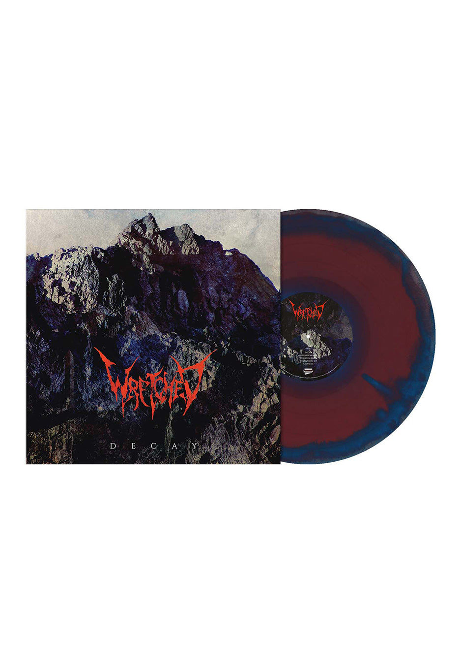 Wretched - Decay Ltd. "The Truth" Oxblood Blue Silver Merged - Colored Vinyl | Neutral-Image