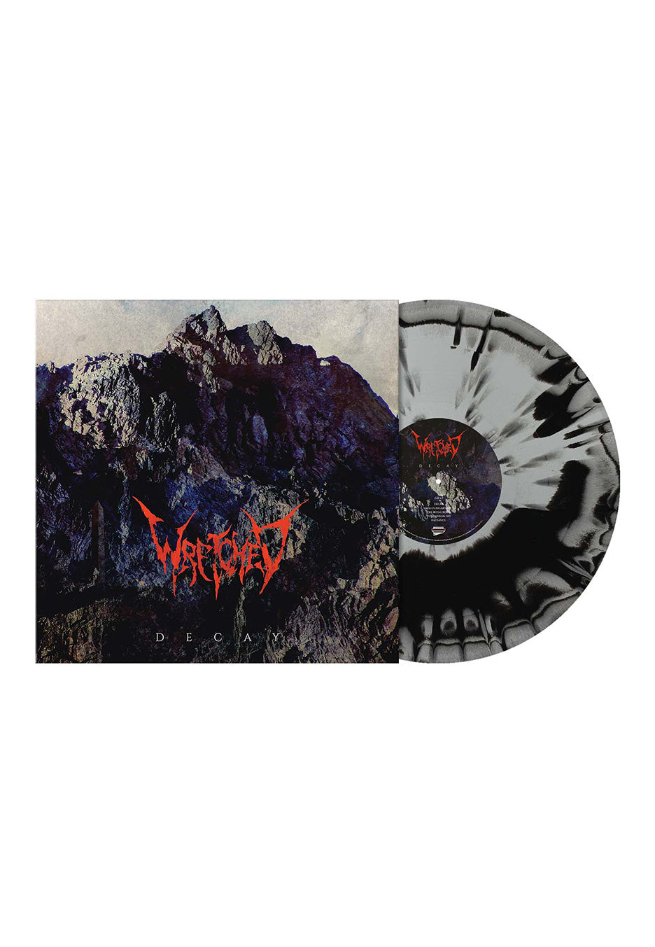 Wretched - Decay Ltd. "The Void" Silver Black Merged - Colored Vinyl | Neutral-Image