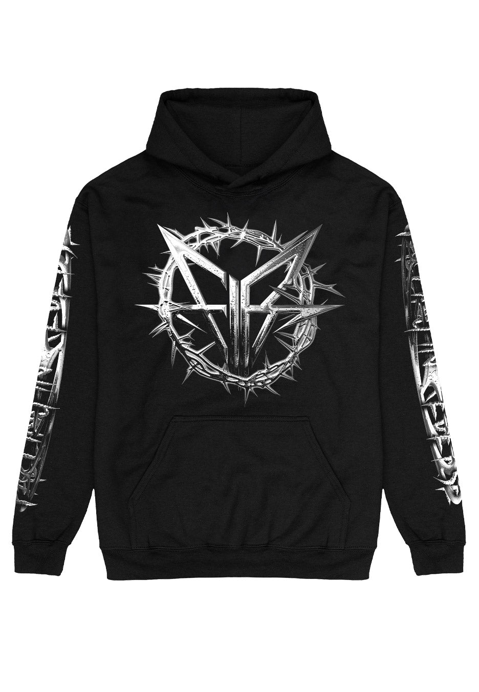 Falling In Reverse - Chrome Logo - Hoodie | Neutral-Image