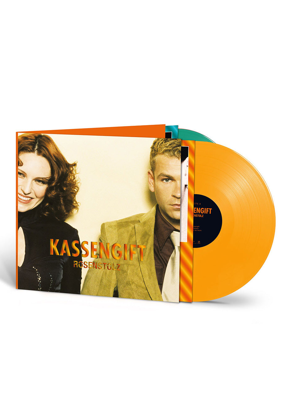 Rosenstolz - Kassengift Ltd. Orange & Petrol - Colored 2 Vinyl | Neutral-Image