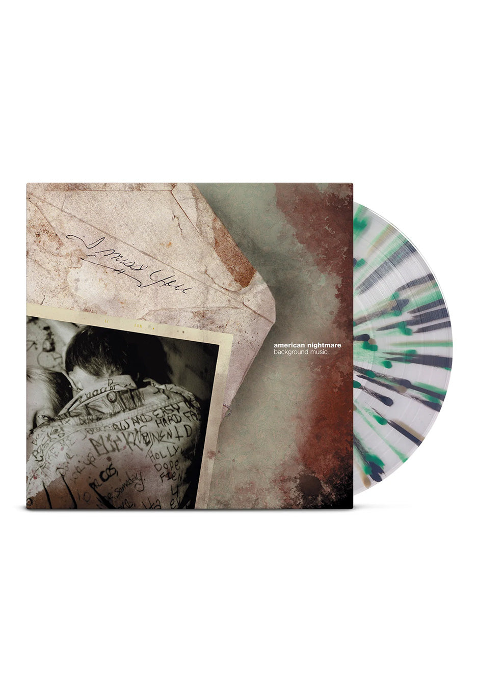 American Nightmare - Background Music Ltd. Clear w/ Black/Gold/Evergreen - Splattered Vinyl | Neutral-Image