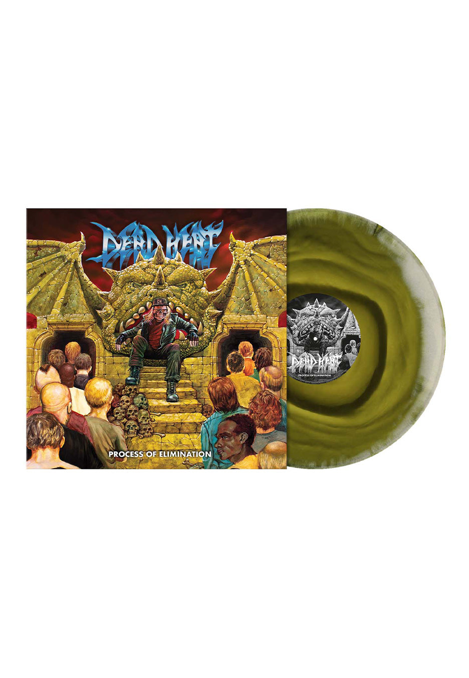 Dead Heat - Process Of Elimination Ltd. Swamp Green/Bone Merge - Colored Vinyl | Neutral-Image