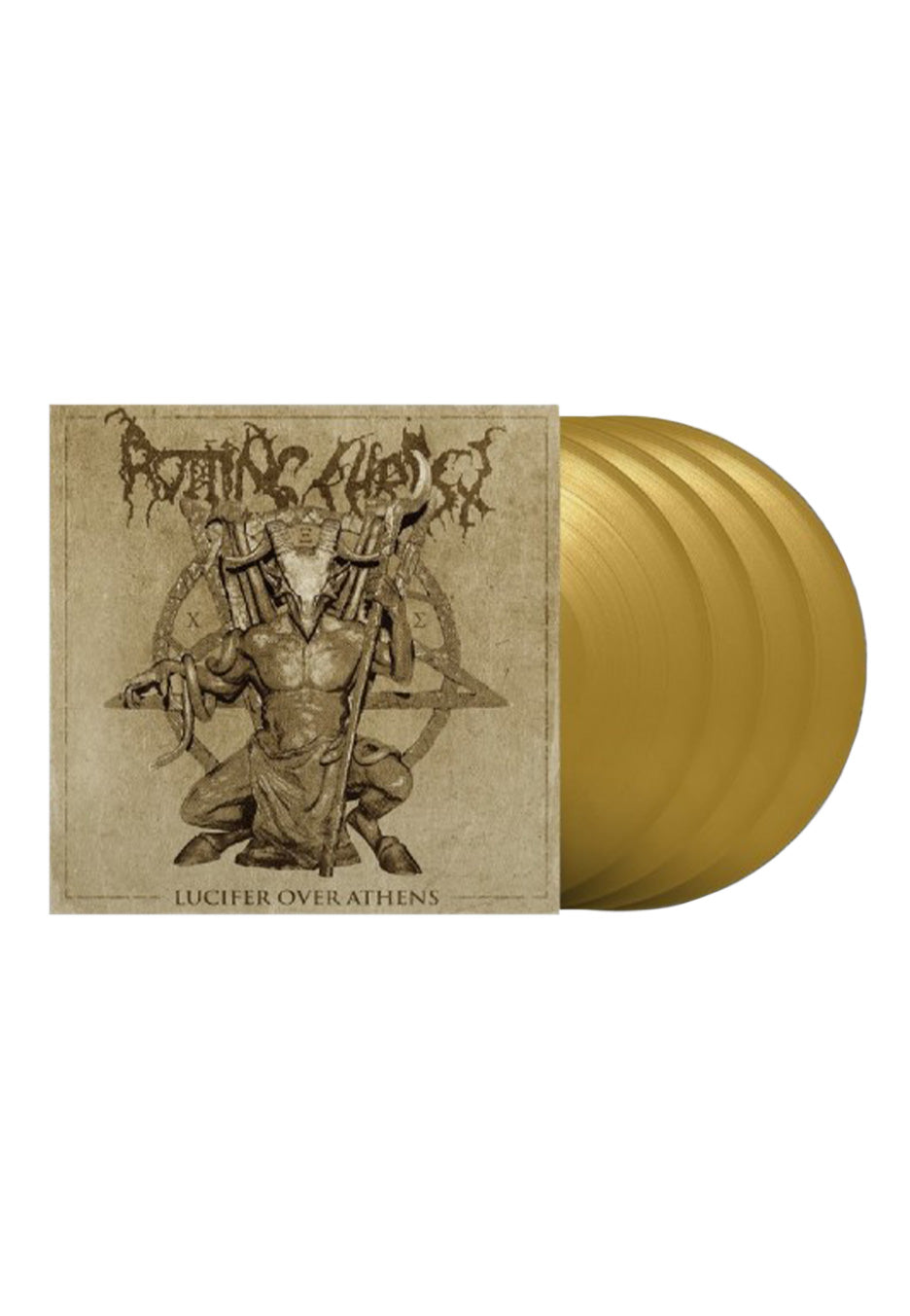 Rotting Christ - Lucifer Over Athens Ltd. Gold - Colored 4 Vinyl | Neutral-Image