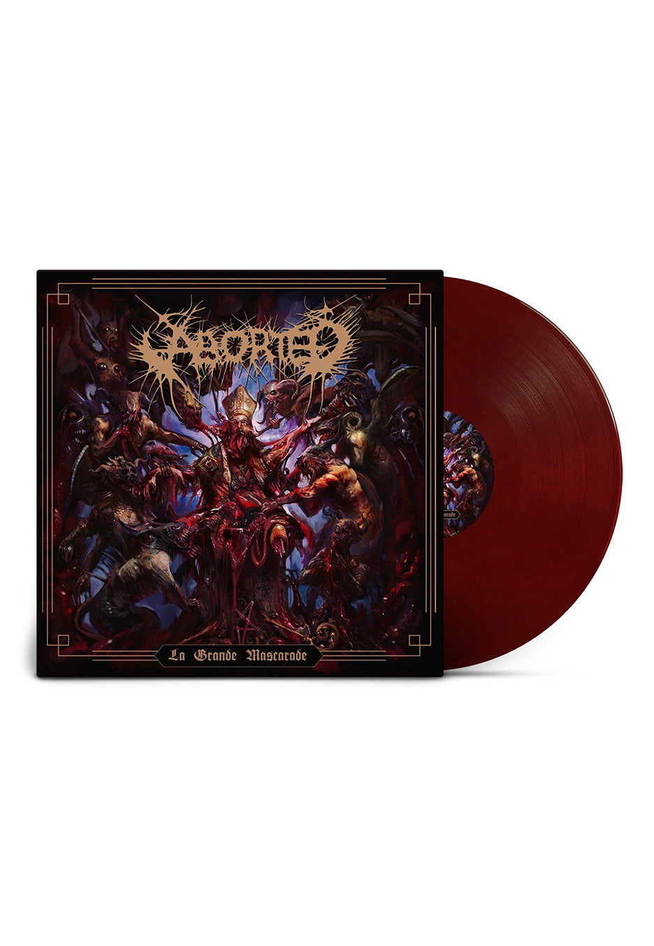 Aborted - La Grande Mascarade Transparent Red/Black - Colored Vinyl | Neutral-Image