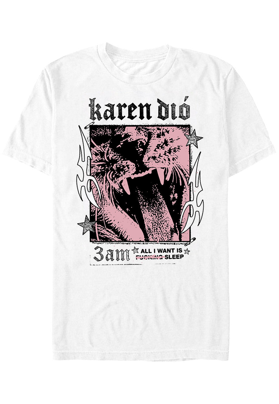 Karen Dió - 3AM White - T-Shirt | Neutral-Image