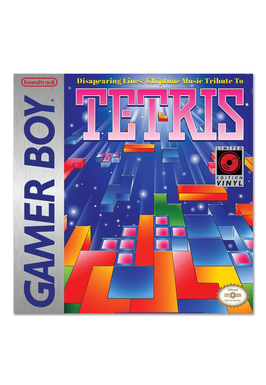 Gamer Boy - Disappearing Lines: Chiptune Music Tribute To Tetris Ltd. Zoetrope Orange - Colored Vinyl | Neutral-Image