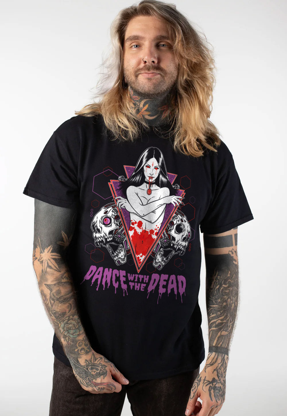 Dance With The Dead - Red Eyes - T-Shirt | Men-Image