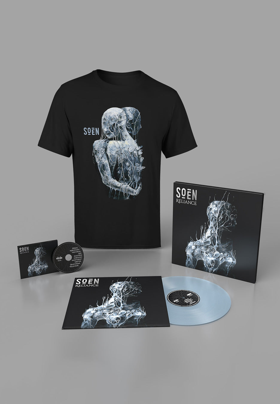 Soen - Reliance (GSA Exclusive) Ltd. Clear - Colored Vinyl + CD + T-Shirt XL Boxset | Neutral-Image