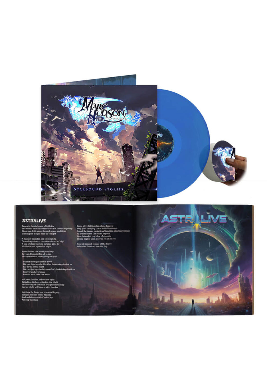 Marc Hudson - Starbound Stories Ltd. Translucent Blue - Colored Vinyl | Neutral-Image